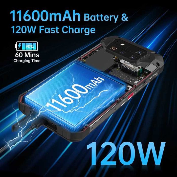 Unihertz 8849 Tank 4 Pro 5G 16GB/512GB Projetor IP68 3.35GHz