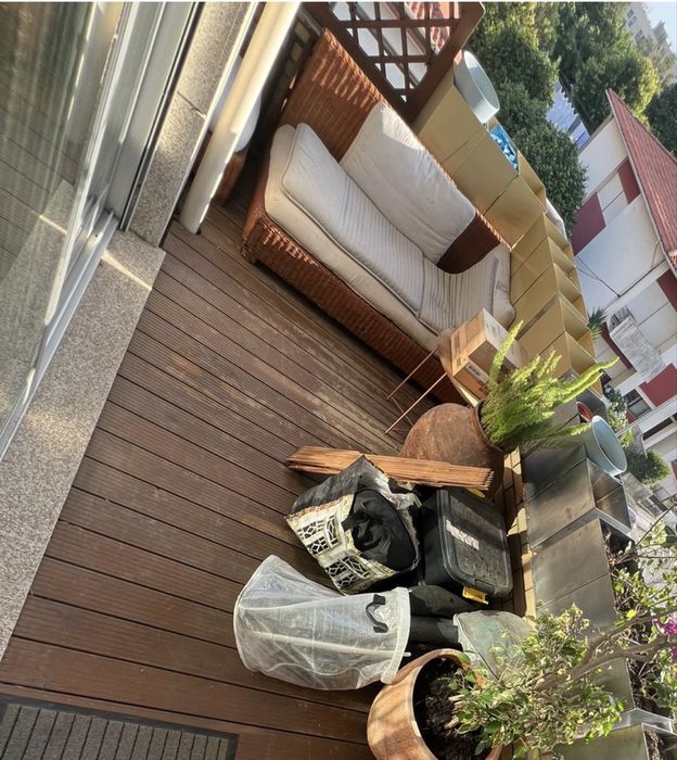 Sofa varanda / jardim - ratan - usado
