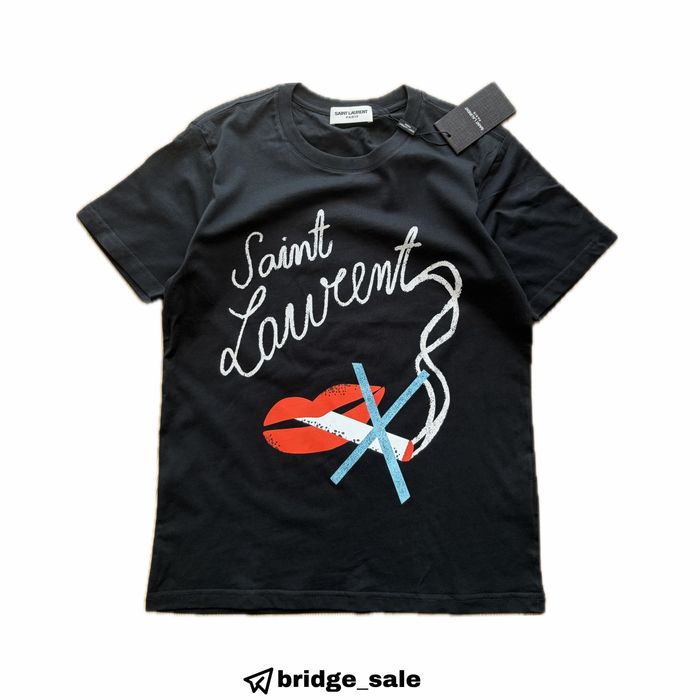 Saint Laurent No Smoking (Smoking Kills) tee