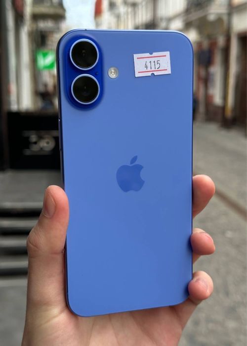 Apple iPhone 16 Plus 128gb Ultramarine Neverlock 100% акум дешево