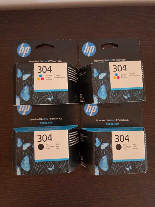 Impressora HP e tinteiros