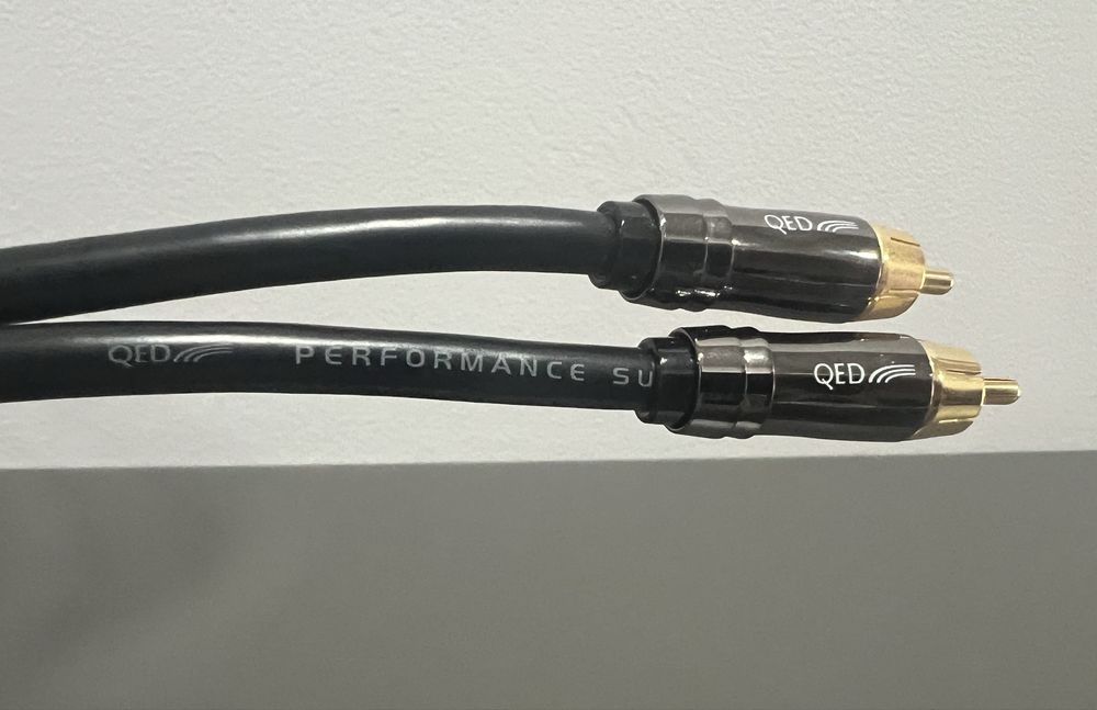 Cabo de interligação para subwoofer rca-rca QED