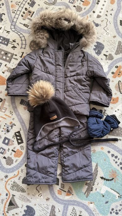 zimowy kombinezon z kurtką