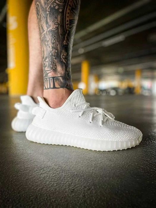 Кроссовки Adidas Yeezy Boost 350 Full White/Кросівки Адідас ізі/Останній 43 Розмір