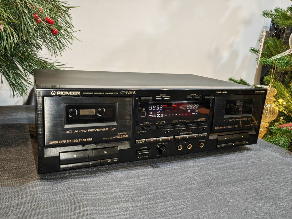 Magnetofon Deck Pioneer Ct-w851 Wysoki Model 100 %sprawny bardzo ładny