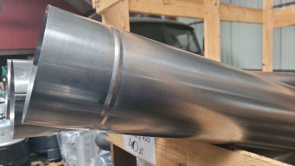 Rura 150 mm do pieca koza,kolanko do pieca koza,rozeta kominowa Wysyłk