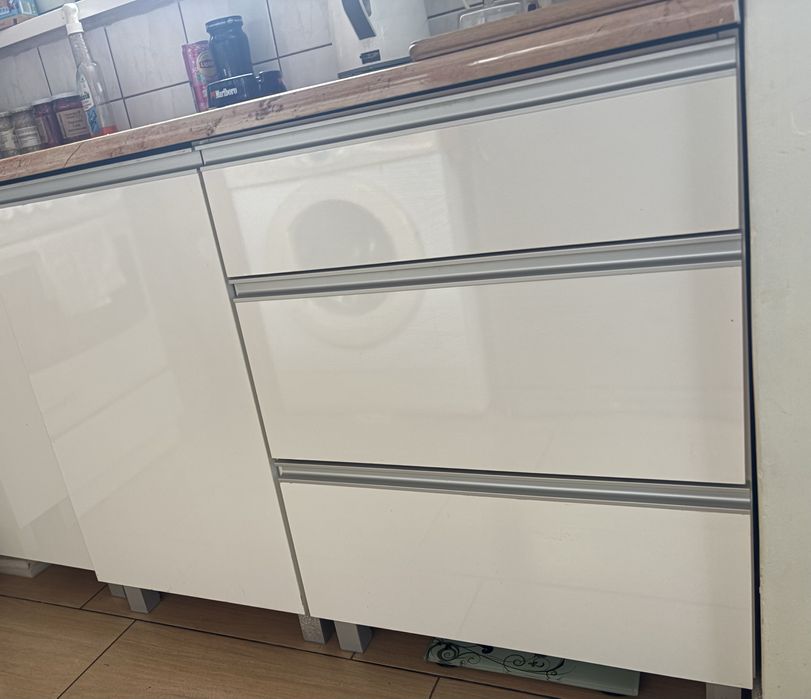 Meble kuchenne biale połysk