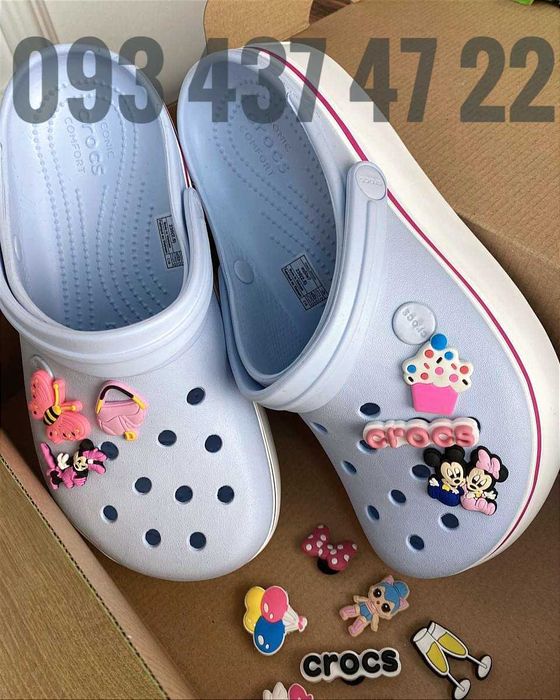 Жіночі Крокси Сабо Crocs Crocband Platform на Платформі Crocs Crocs