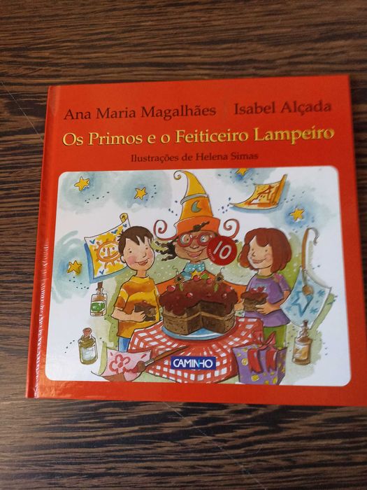 Livro Os Primos e o feiticeiro Lampeiro