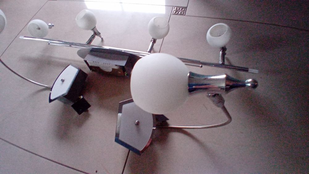 Lampy wiszące komplet ,sufitowa i dwa kinkiety