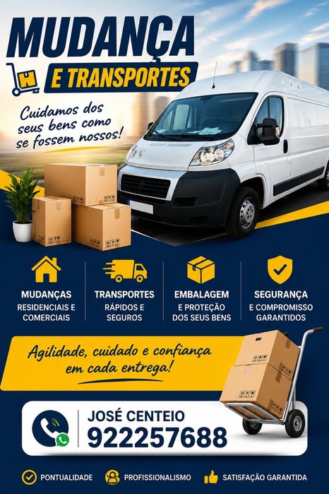 Mudanças e transportes