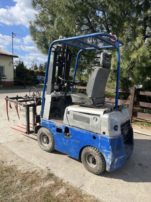 Wozek widlowy ladowarka mini