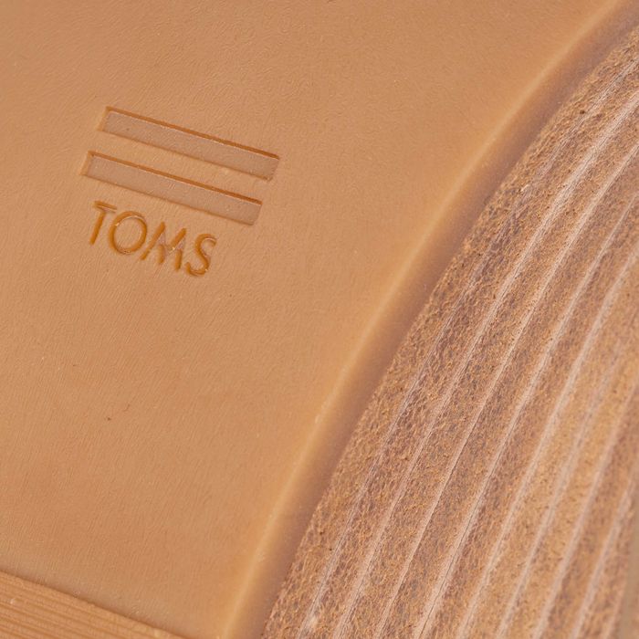 TOMS botki zamszowe beżowe na koturnie r. 40 OUTLET