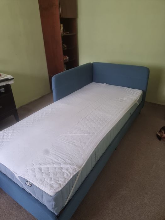 Łóżko ikea blakullen 90x200 + materac
