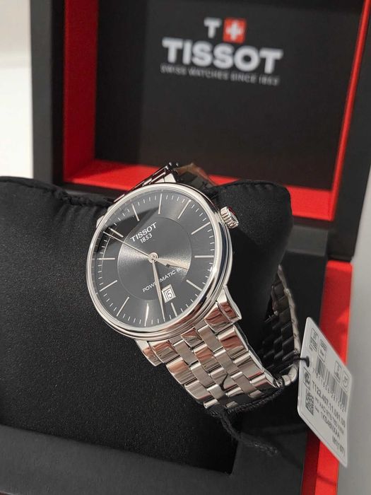 Tissot Carson Automatic szwajcarski szafir 40mm nowy