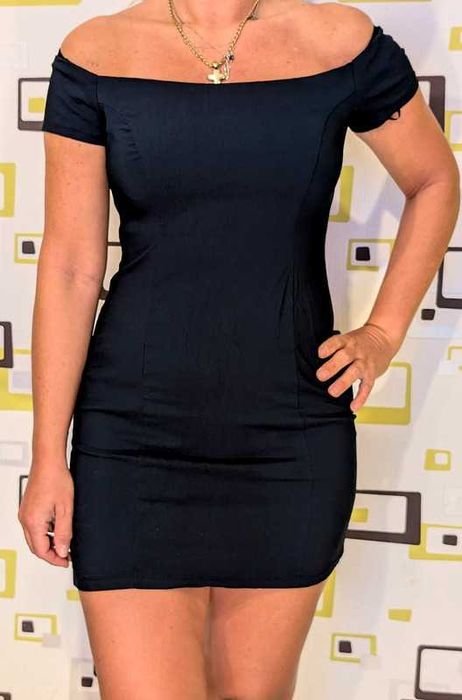 Sukienka granatowa Pull & Bear M