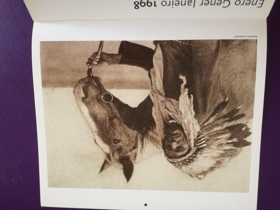 Calendar Taschen 1998 The North American Indian - para colecionar ou a