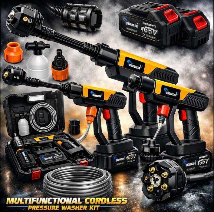 Аккумуляторная мойка высокого давления Ondragon 66V (Польша) + 2 АКБ‼️