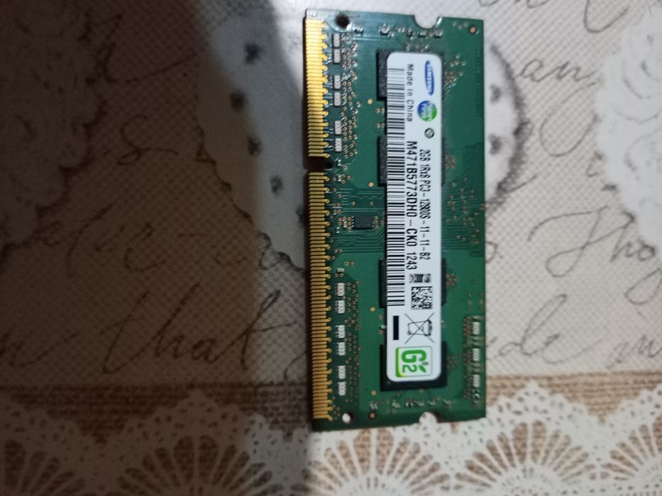 Оперативка sodimm ddr3 2gb