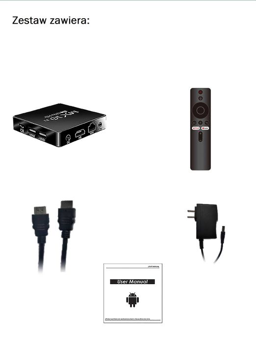 Dekoder Android 13 4K MX10 F1