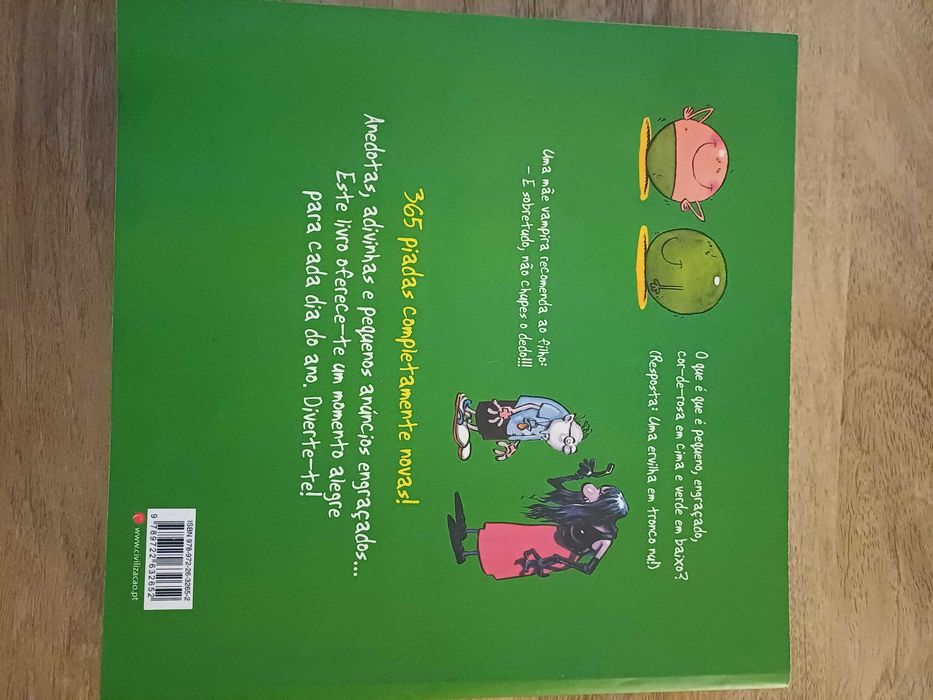 Livro 365 piadas inéditas