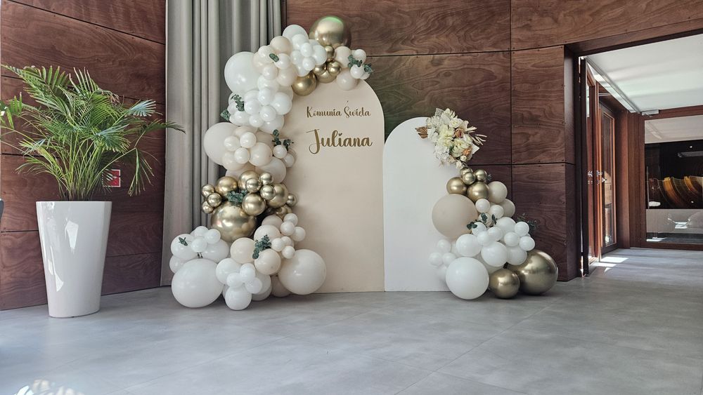 Ścianka dekoracja balony