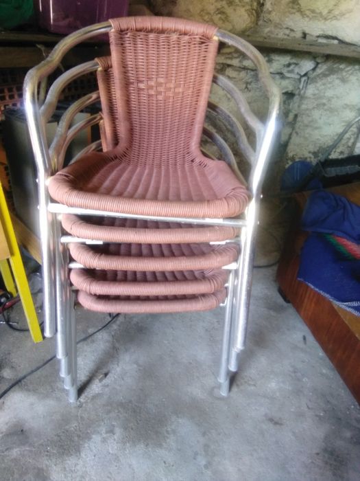 5 Cadeiras de exterior