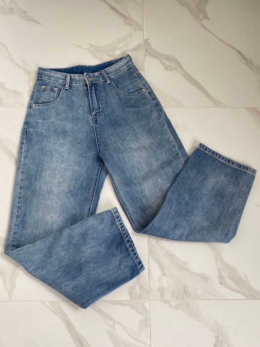 Джинси baggy boyfriend S 34 широкі прямі красивого кольору жіночі