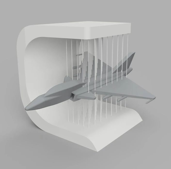 Caça 'Jet Fighter' Suspenso para Secretária