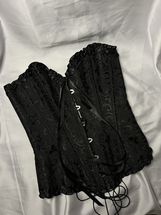 Чорний корсет XS–S