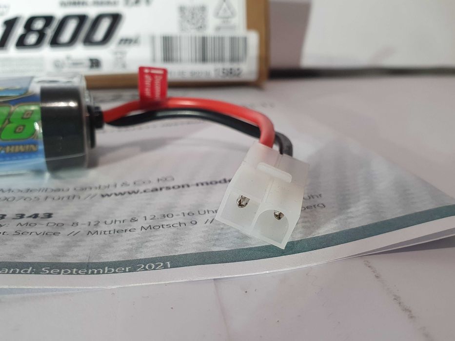 TAMIYA-CARSON akumulator bateria 7,2v 1800mAh NI-MH Nowa model RC