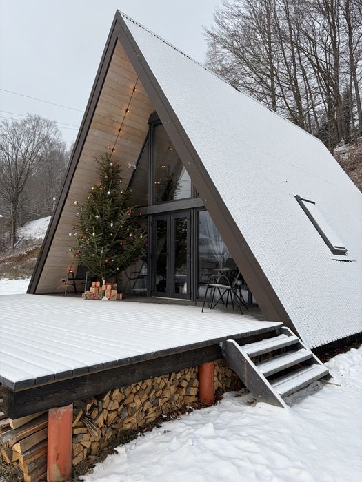 Подобова оренда будинку,шале,афрейм,апартаменти,трикутний дім в Карпат