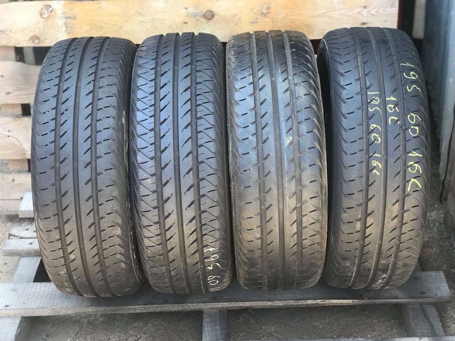 Шини Continental VancoContact 2 195/60R16C Комплект Літо Б/у Оригінал