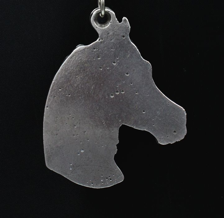 Koń arabski naszyjnik posrebrzany Art-Dog