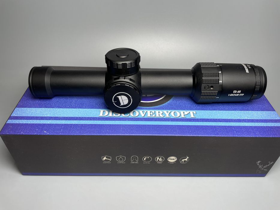 Оптический прицел Discovery ED-AR 1-6x24 FFP Загонник оптичний приціл