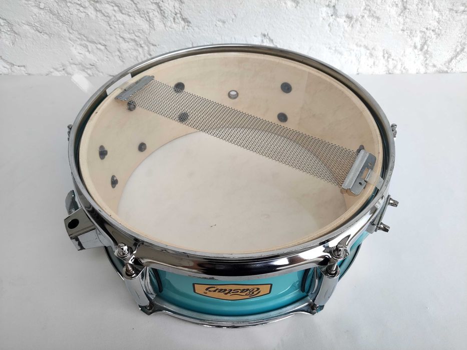 Tarola Eastar 12"x5" Azul + Tripé | Compact Snare