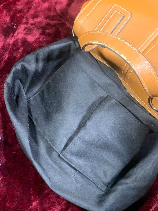 Сумка жіноча саквояж Pieces світло-коричнева / руда з еко-шкіри Н2517