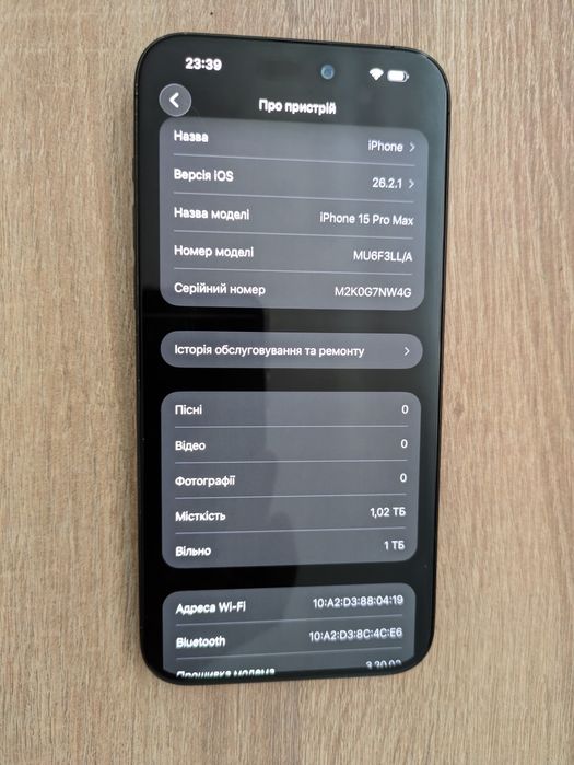 iPhone 15 Pro Max 1 Tb  eSim