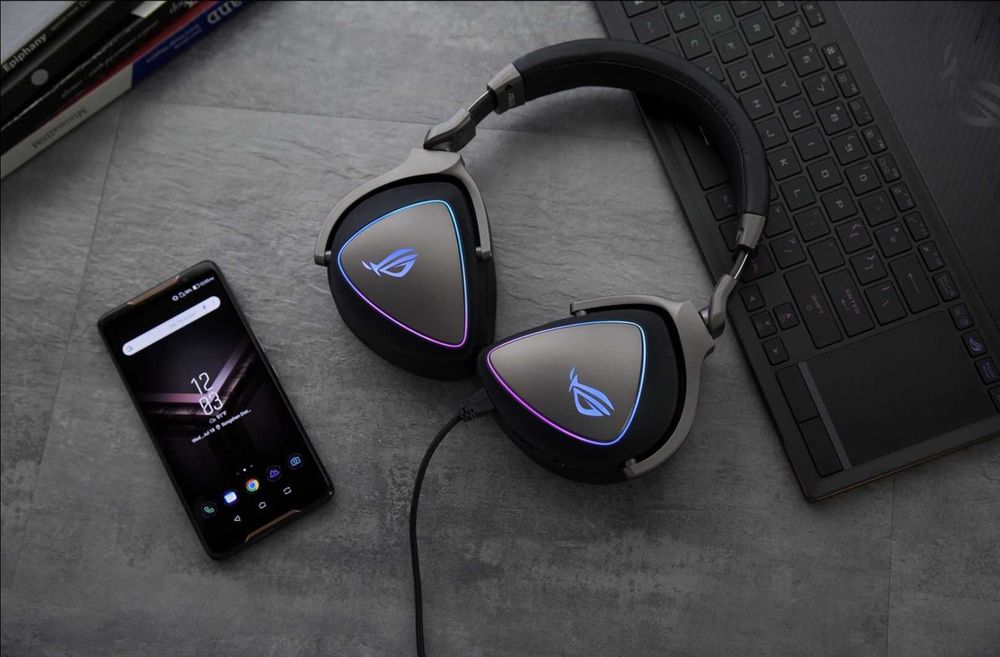 Słuchawki gamingowe ASUS ROG Delta, NOWE, oryginalnie zapakowane!