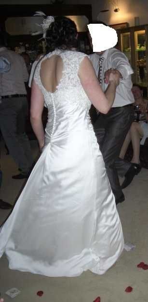 Suknia ślubna, ślub cywilny, ecru