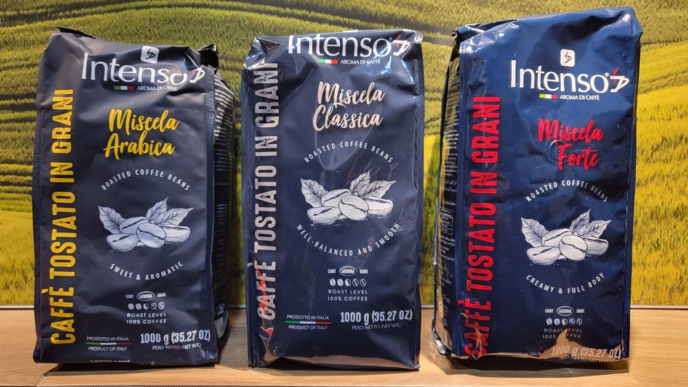 Zestaw kawy Intenso 3 x 1 kg - Forte, Arabika, Classic