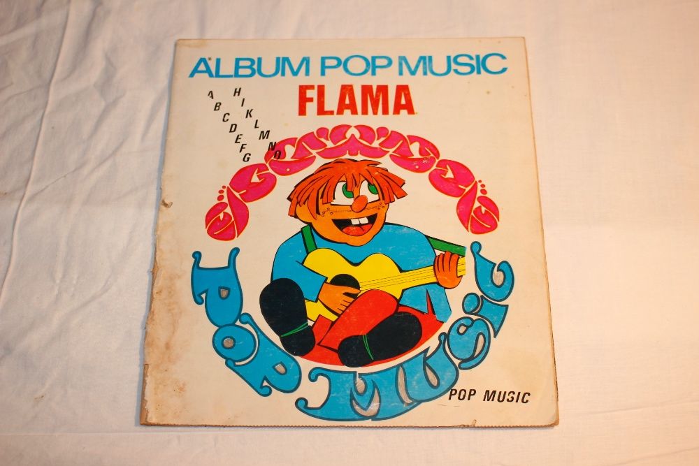 Caderneta / Album Pop Music Flama - 1971 - Completa - Rara