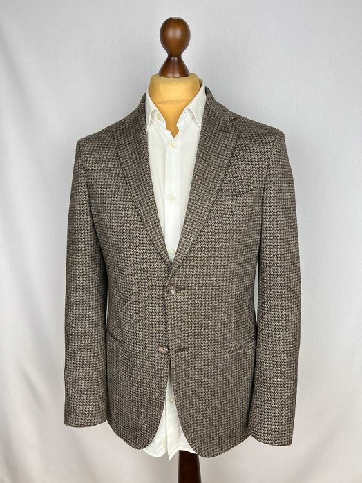 BOGGI Milano Wool\Cotton Blazer піджак гусяча лапка Боггі вовна