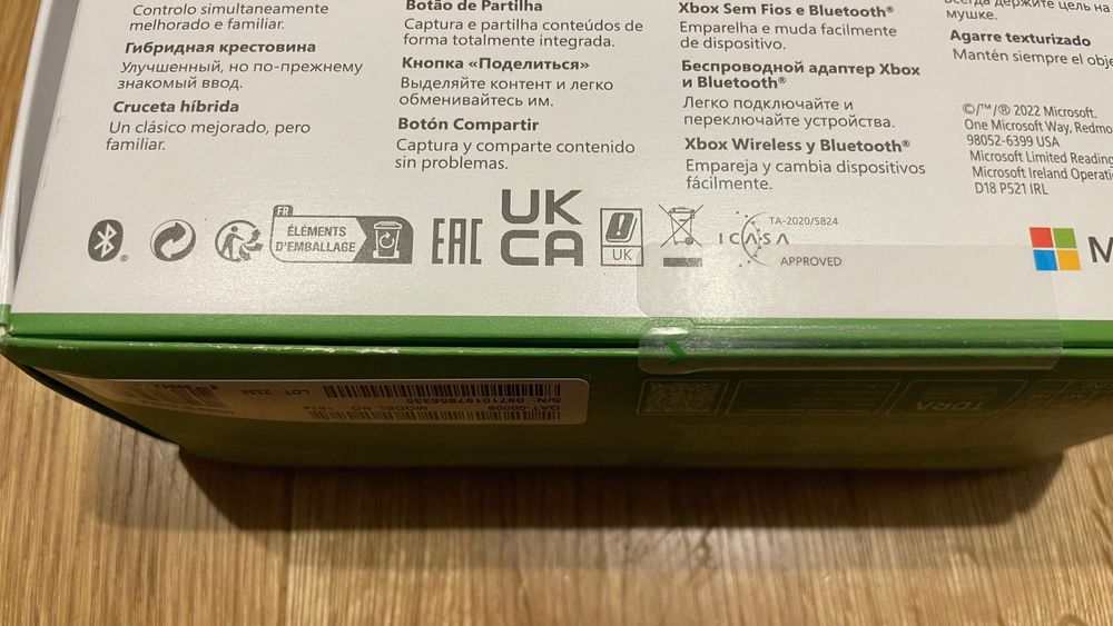 Comando Xbox Series X Carbon Black Wireless Novo