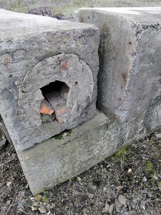 Продам бетонные блоки 400х74х74см