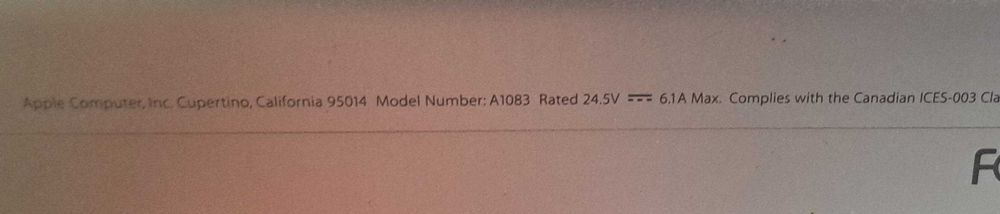 Apple Cinema Display 30" cali