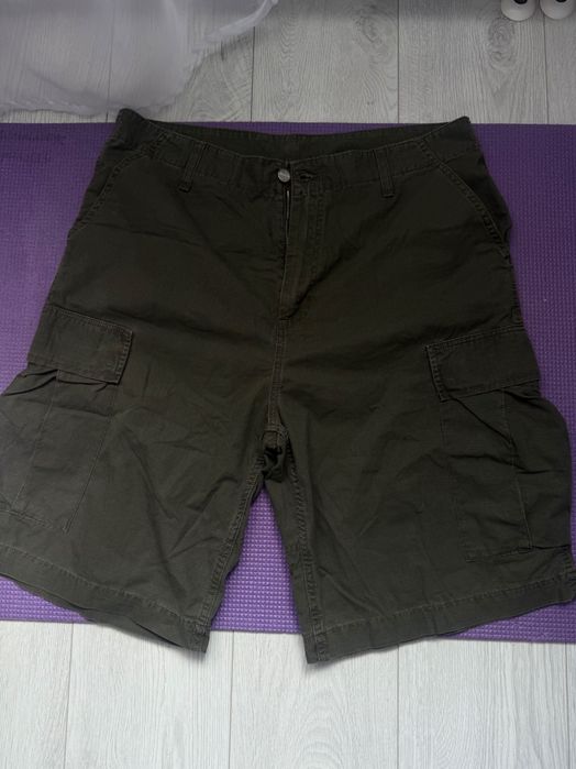 Шорти carhartt темно зеленого кольору