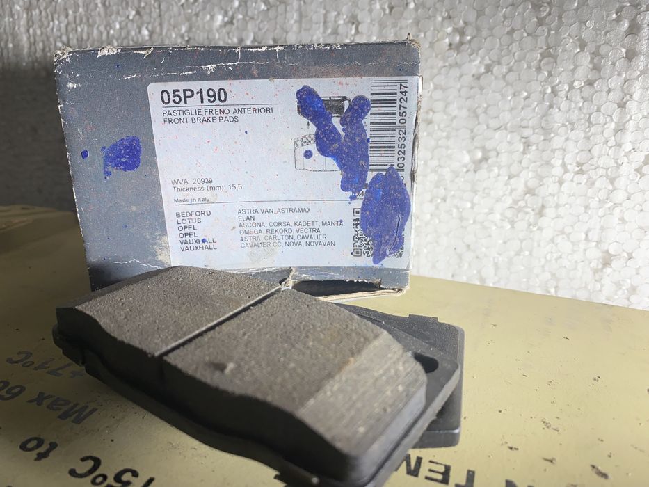 Тормозные колодки opel , daewoo