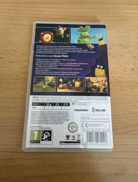 Gra Nintendo Switch SpongeBob SquarePants-The Cosmic Shake