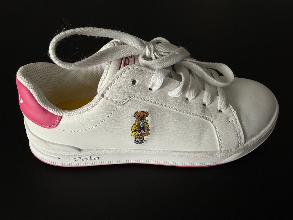 Dla dziewczynki piękne Polo Ralph Lauren trampki 32 21,5 cm